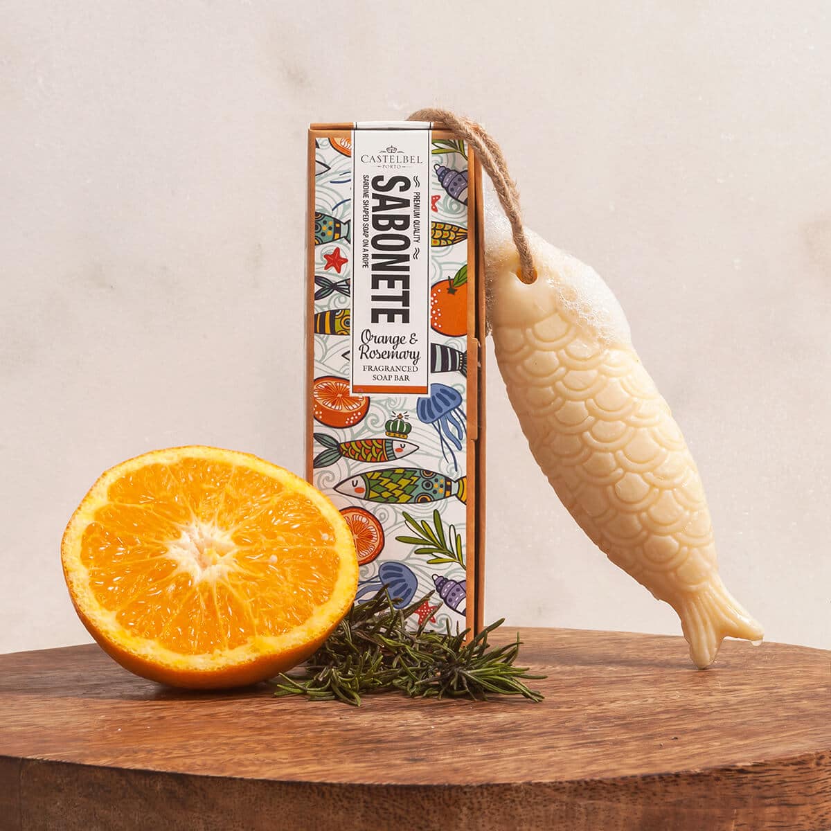 Castelbel - Sardine Orange-Rosmarin-Sardinenseife 80g