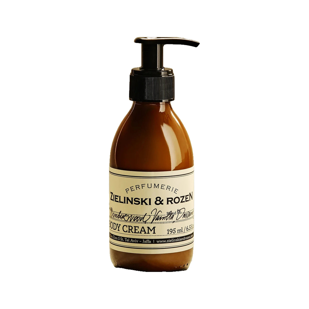 Zielinski & Rozen - Körpercreme - Amberwood, Vanilla, Davana - 195 ml