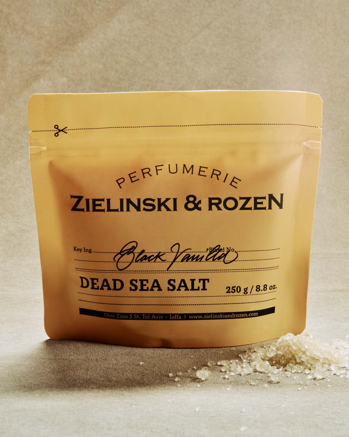 Zielinski & Rozen - Dead Sea Bath Salts - Black Vanilla