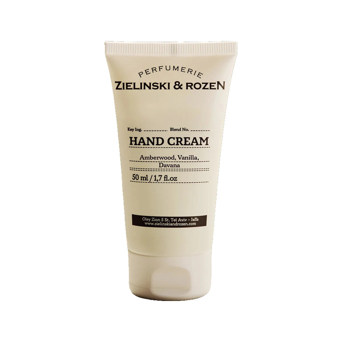 Zielinski & Rozen - Hand Cream - Black Vetiver, Amber