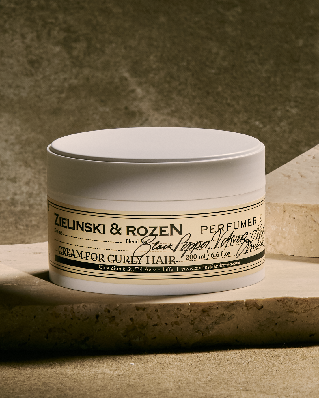 Zielinski & Rozen - Moisturizing Cream for curly Hair - Black Pepper, Vetiver, Neroli, Amber