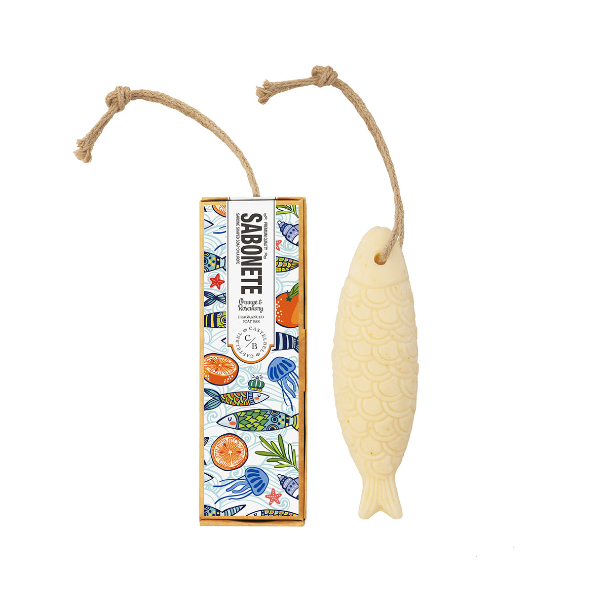 Castelbel - Sardine Orange-Rosmarin-Sardinenseife 80g