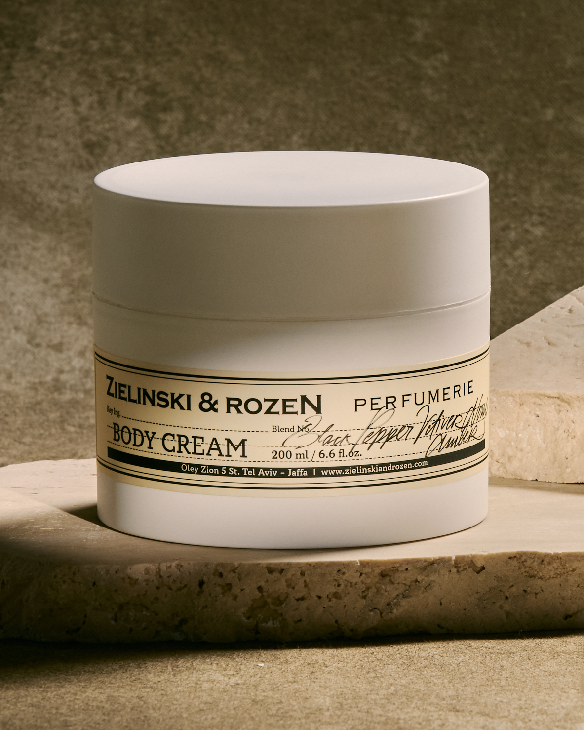Zielinski & Rozen - Körpercreme - Black Pepper, Vetiver, Neroli, Amber