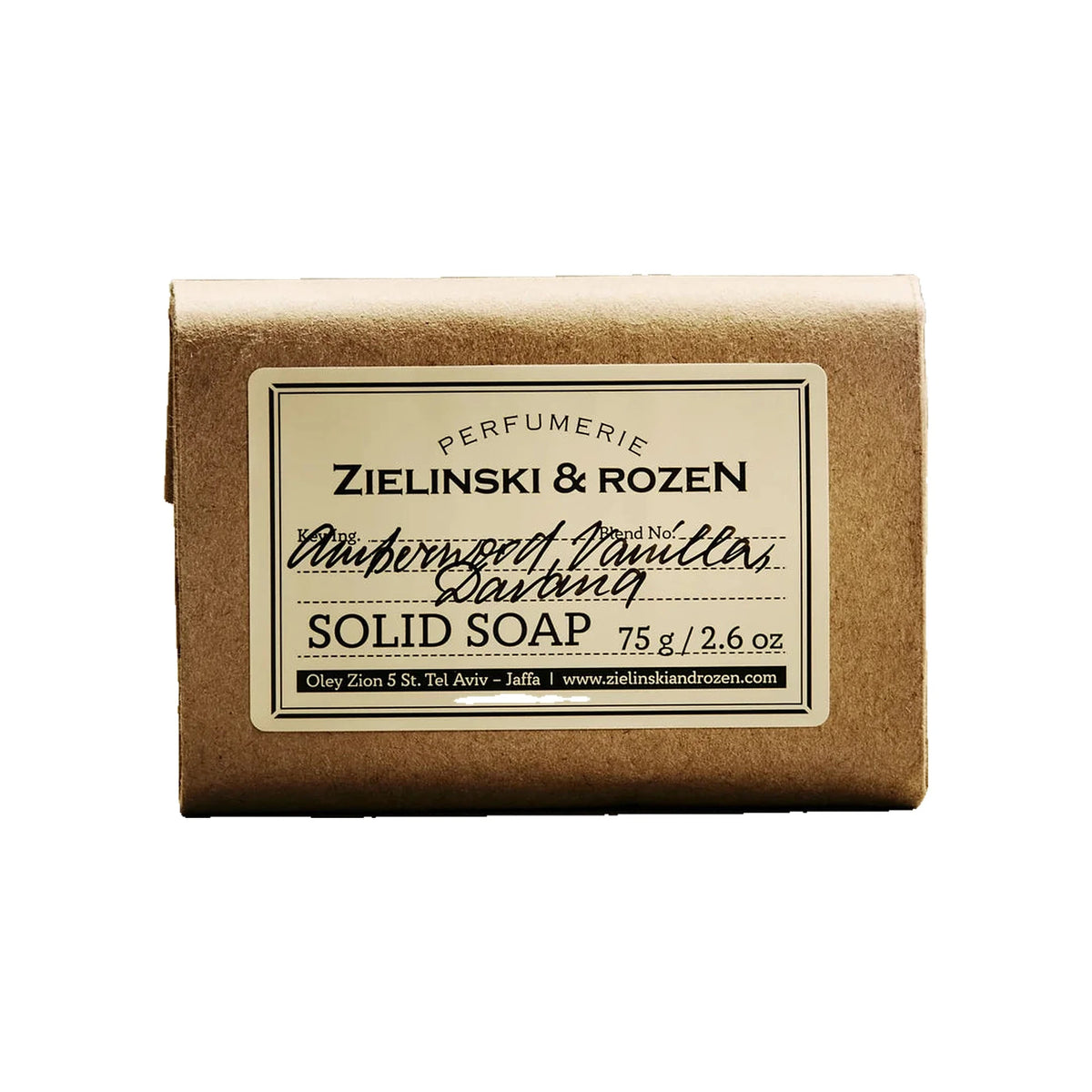 Zielinski & Rozen - Seife - Amberwood, Vanilla, Davana, 75 g