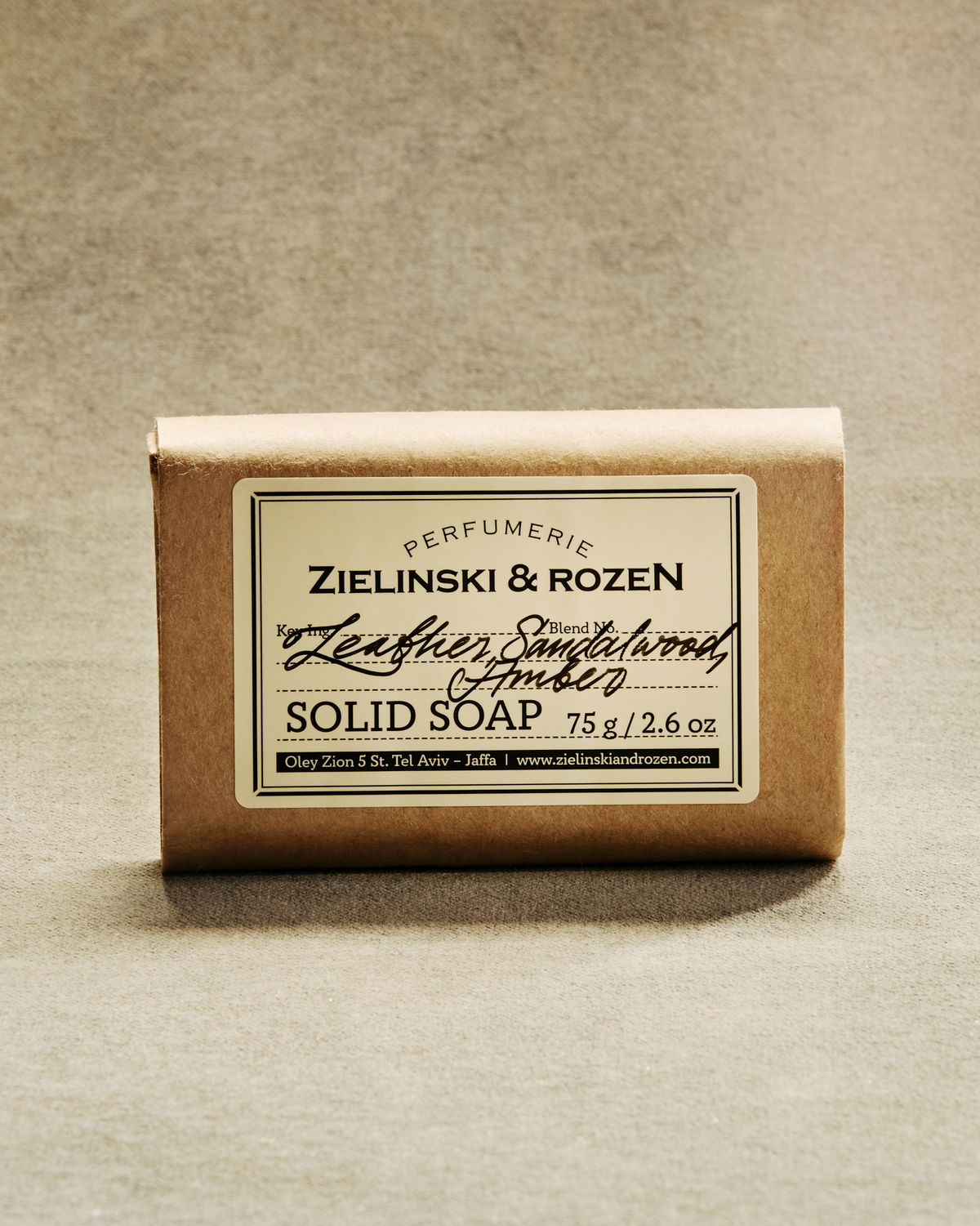 Zielinski & Rozen - Seife - Leather, Sandalwood, Amber, 75 g