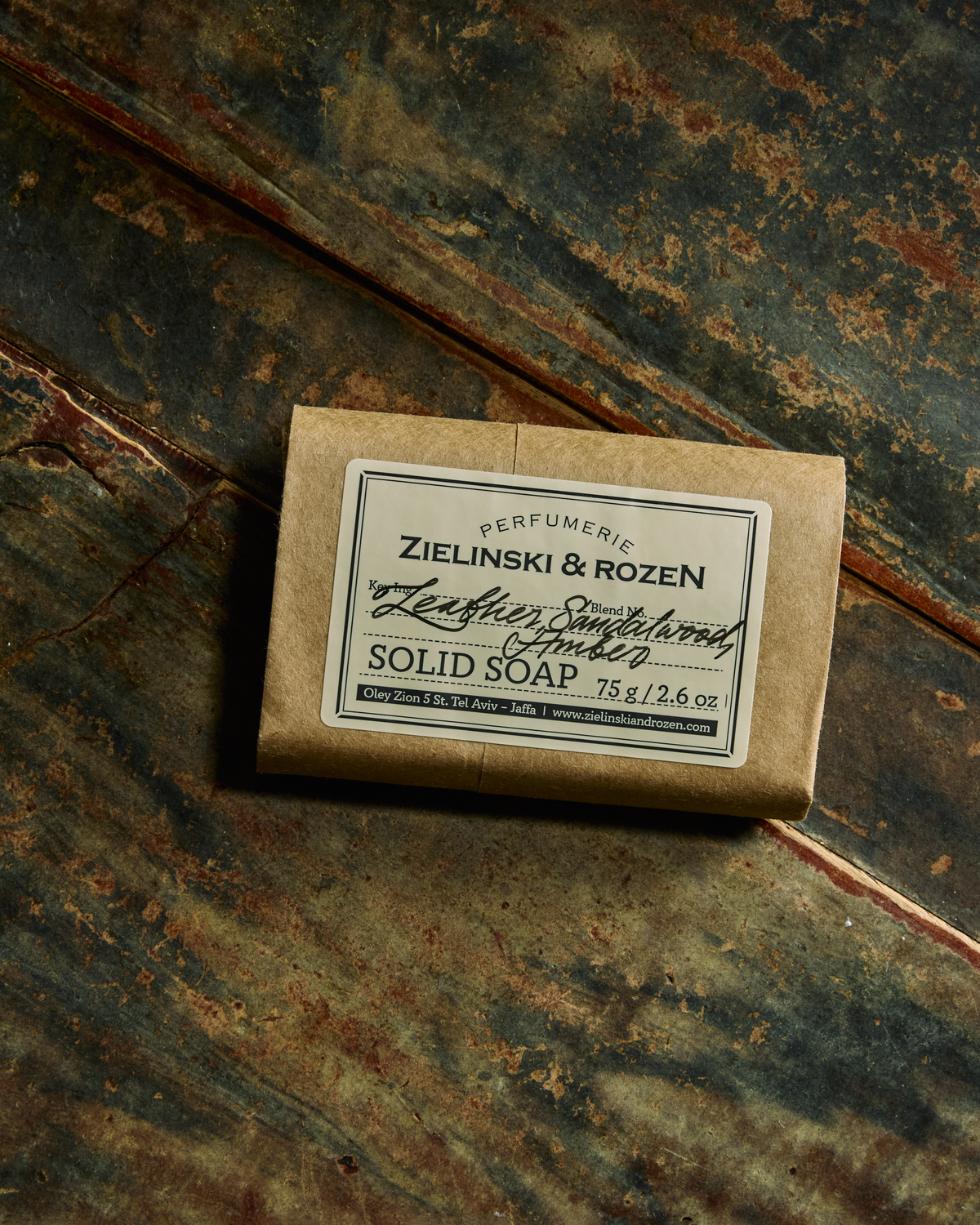 Zielinski & Rozen - Seife - Leather, Sandalwood, Amber, 75 g