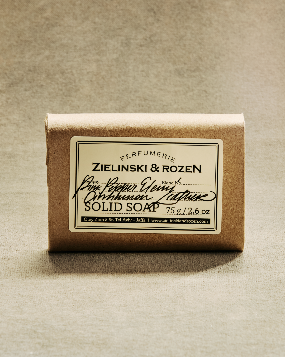 Zielinski & Rozen - Seife - Pink Pepper, Elemi, Cinnamon, Leather, 75 g