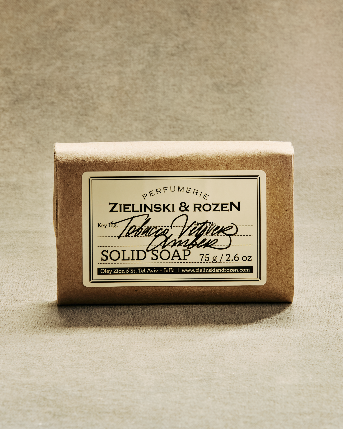Zielinski & Rozen - Seife - Tobacco, Vetiver, Amber, 75 g