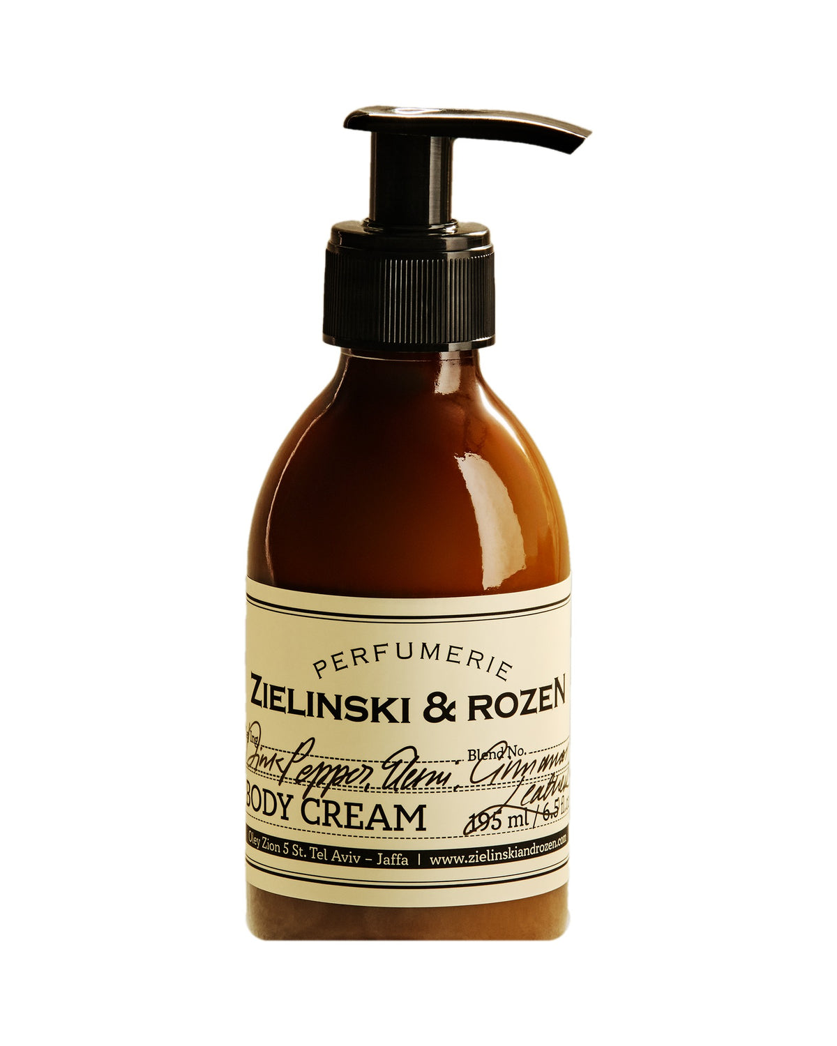 Zielinski & Rozen - Körpercreme - Pink Pepper, Elemi, Cinnamon, Leather
