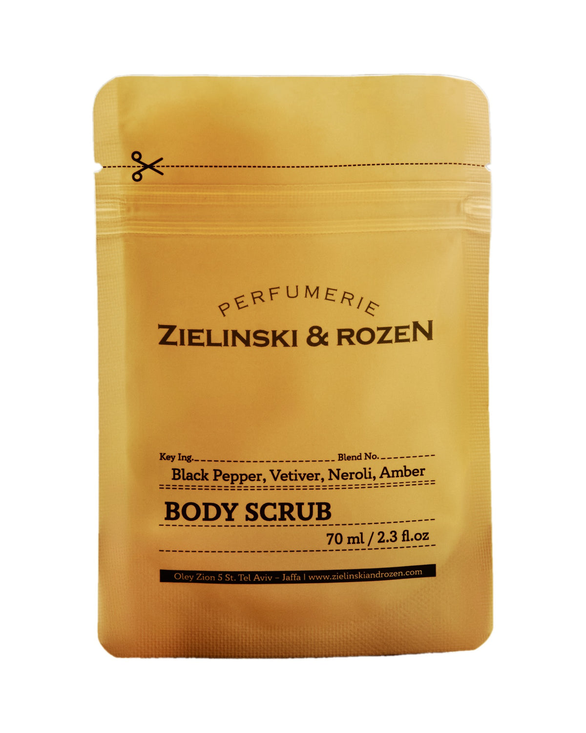Zielinski & Rozen - Körperpeeling - Black Pepper, Vetiver, Neroli, Amber - 70 ml