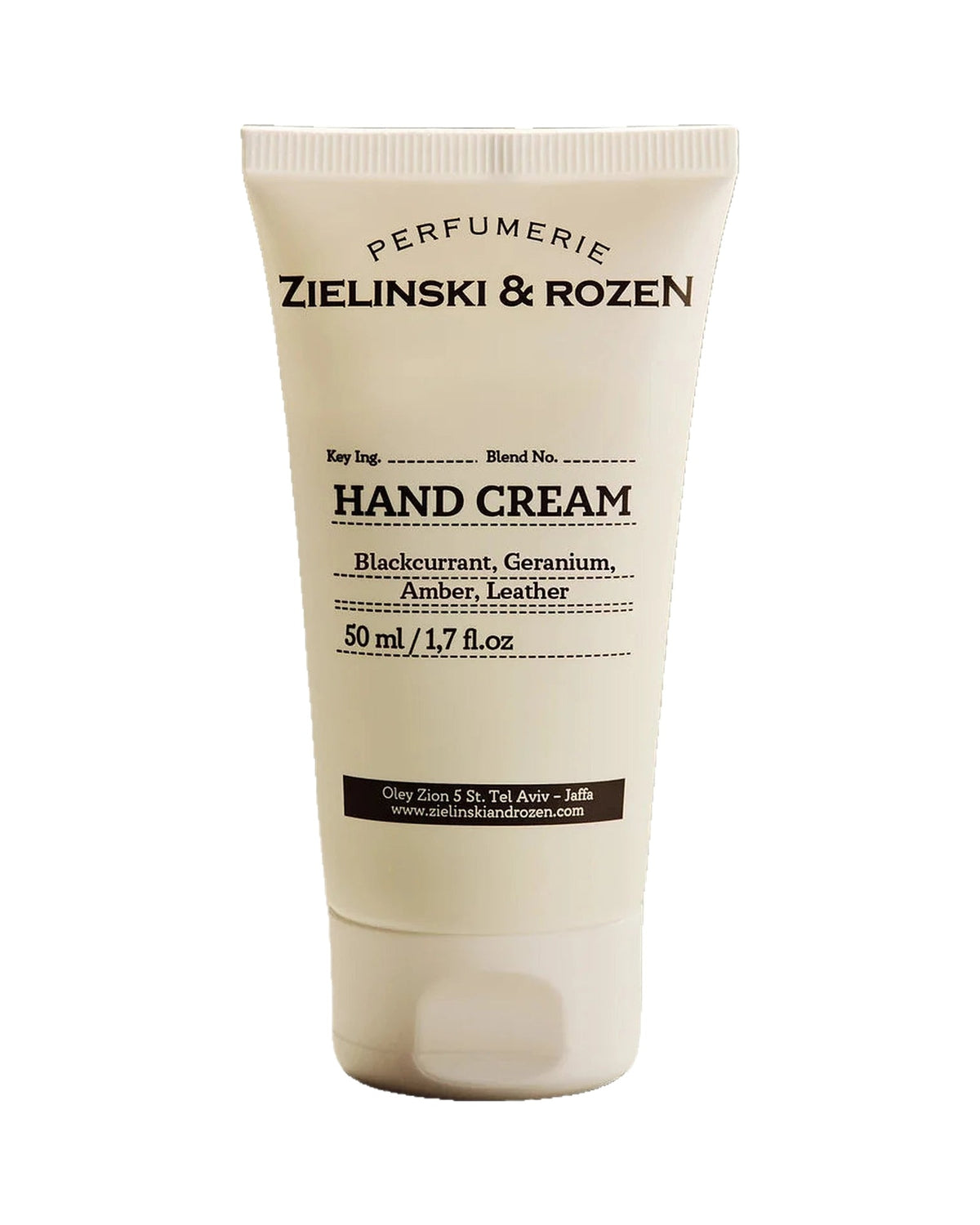 Zielinski & Rozen - Handcreme - Blackcurrant, Geranium, Amber, Leather - 50 ml